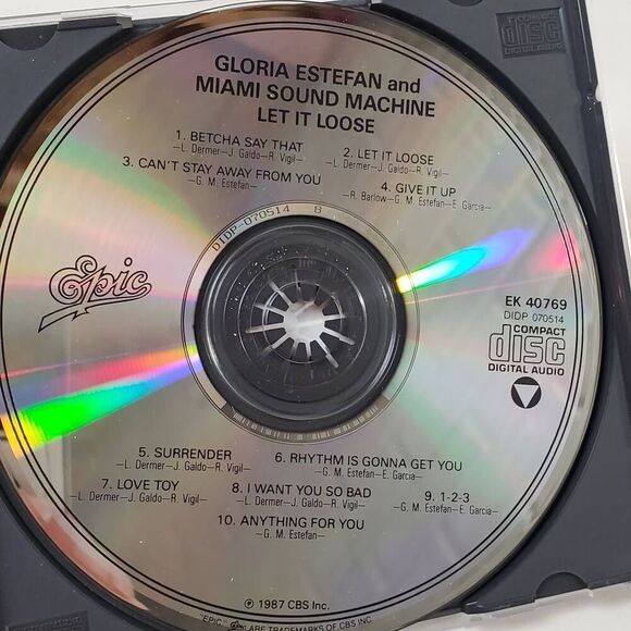 Gloria Estefan And Miami Sound Machine- Let It Loose (CD) - Picture 4 of 4